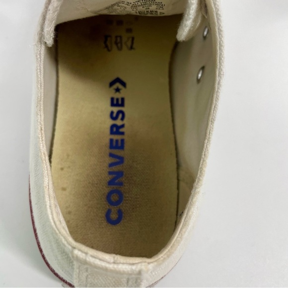 Women’s Converse Chuck Taylor Canvas Classic Low Top White Lace Up Sneaker 7.5 - Picture 8 of 10